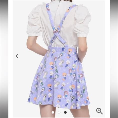 Hot Topic Skirts Hot Topic Fruits Basket Chibi Suspender Skirt