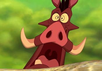 Pumbaa Screaming Blank Template - Imgflip