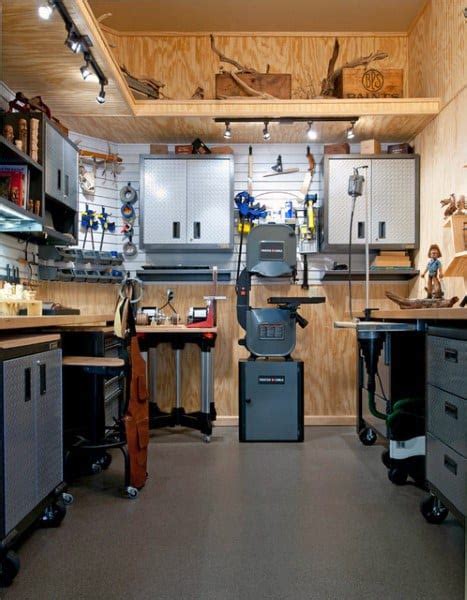 Top 60 Best Garage Workshop Ideas - Manly Working Spaces