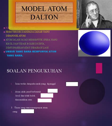 Model Atom Dalton | PDF