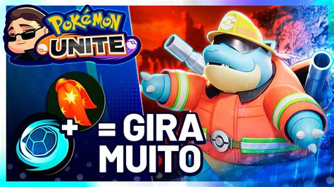 Nova Build Do Blastoise Como Funciona Rapid Spin Scarf Pokemon Unite