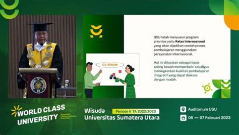 Prosesi Wisuda Lulusan Rektor Usu Beberkan Program Prioritas