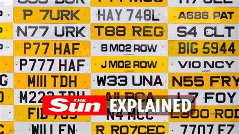 What Do The Characters On A Number Plate Mean The Us Sun The Us Sun