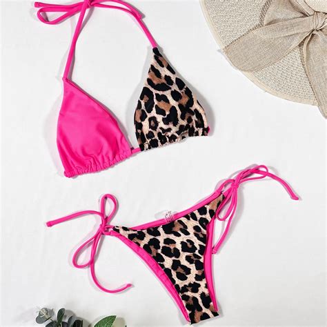 Kaufe Micro Bikini Sexy Brasilianische Biquini Bikinis Set Leopard