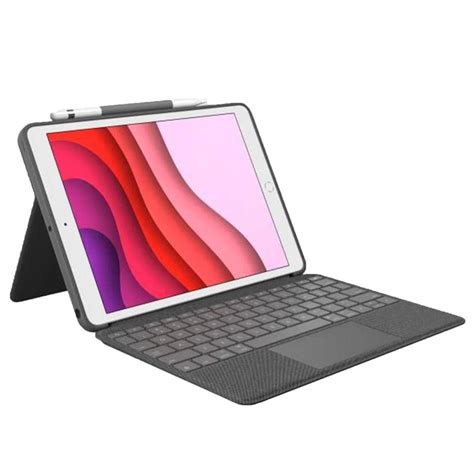 Logitech Combo Touch Keyboard Case Graphite For Ipad 7th 8th 9th Gen 102 In Winc