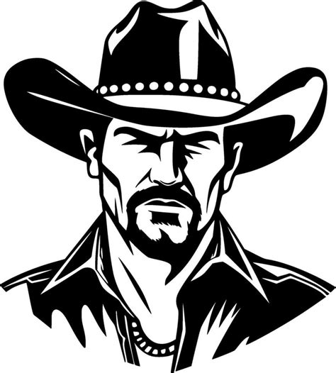 Vaquero Minimalista Y Plano Logo Vector Ilustraci N Vector