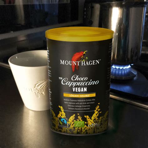 Veganer Cappuccino, 225g, Dose. Mount Hagen, Bio-Kaffee aus Hamburg ...