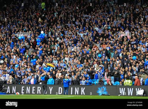 Sheffield Wednesday fans sing away Stock Photo - Alamy