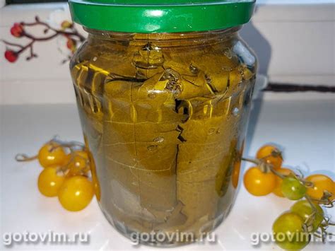 Маринованные виноградные листья на зиму. Рецепт с фото