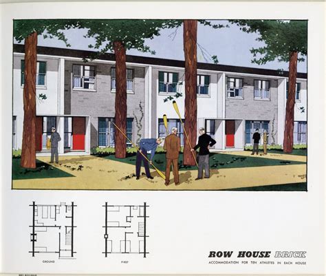 Booklet showing plans for the Olympic village in Heidelberg - City ...