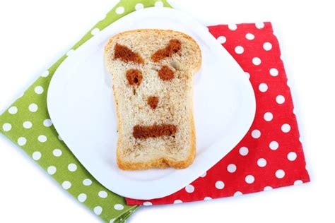 Funny toast, isolated on white — Stock Photo © belchonock #37941961