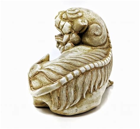 Vintage Chinese Foo Fu Dog Statue Feng Shui Guard Lion - Etsy