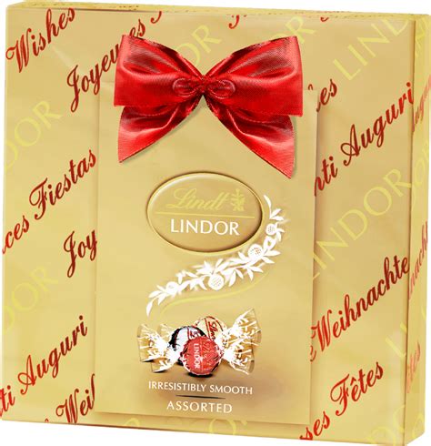 Lindt Lindor Assorted T Wrap Box 287g Holleys Fine Foods