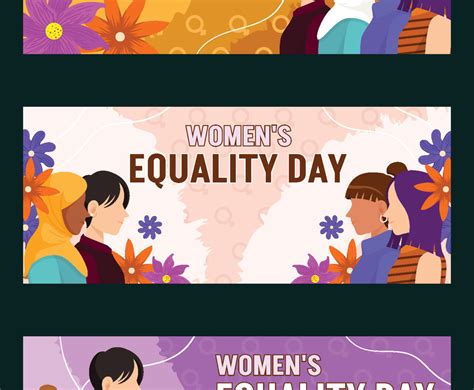 Womens Equality Day Banners Set