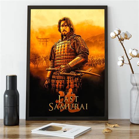 Quadro Decorativo Poster O Ultimo Samurai Filme Tom Cruise Para Sala