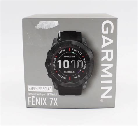 Zegarek Garmin Fenix X Sapphire Solar Zegarki Sportowe Smartbandy