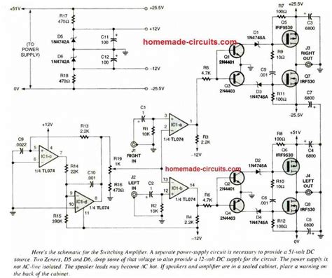 Make A Simple Class D Amplifier Circuit Artofit