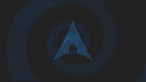 Arch Linux Material Minimal Minimalism Ascii Art Neon Glow Text