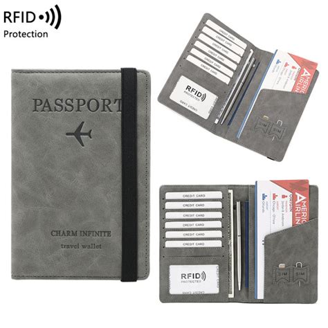MIYIN Cross Border Hot Spot RFID Passport Bag Travel Wallet Multi Function Can Put SIM Card ID