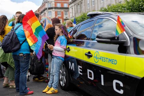 Dublin Ireland June Th Ireland Pride Parade With People