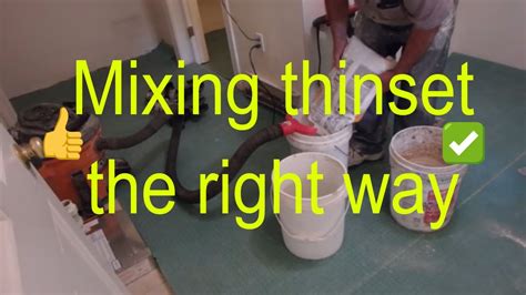 How To Mix Thinset For Tile Floor – Flooring Tips