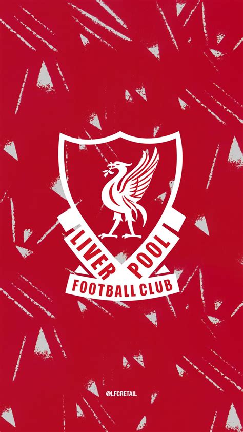 Liverpool FC Logo on Red Background