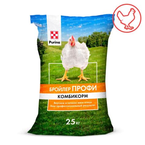 Комбикорм Purina® для бройлеров Финишер ПРОФИ от 30 - 50 дней, 25 кг ...