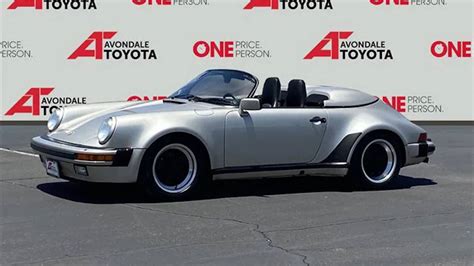 How This Rare 1989 Porsche 911 Speedster Ended Up At A Toyota Dealer