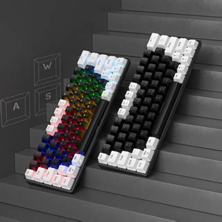 Zifriend ZA Hot Swappable Backlit Mechanical Gaming Keyboard Detachable Type C Wired Keyboard