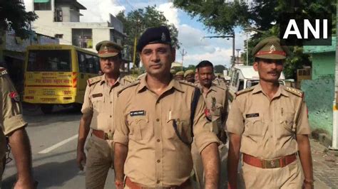 Ani On Twitter Rt Aninewsup Uttar Pradesh Police Conduct Flag March In Ayodhya After