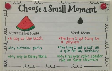 Watermelon Vs Seed Small Moment Writing