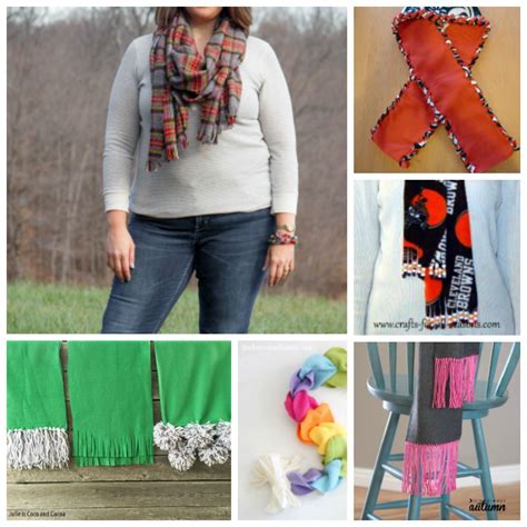 No Sew Fleece Scarves Givewarmth Our Daily Craft