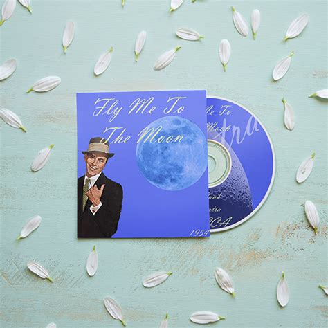 Fly Me To The Moon-Frank Sinatra-Unofficial CD Cover on Behance