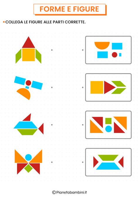 Schede Didattiche Figure Geometriche Per Bambini Di 4 5 FA1