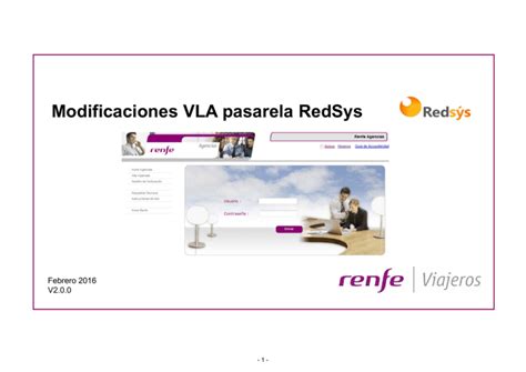 Modificaciones Vla Pasarela Redsys