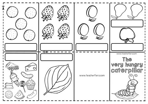 The Very Hungry Caterpillar Mini Book Printable