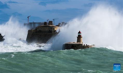 High Winds Waves Cause Damage Across Malta Global Times