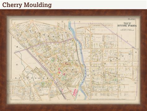 Hyde Park, Massachusetts 1888 Map