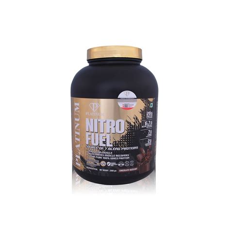 Platinum Nitro Fuel Whey Protein Kg Jar Flavour Chocolate Hazelnut