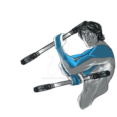 Nightwing By Dualomniblades On Deviantart