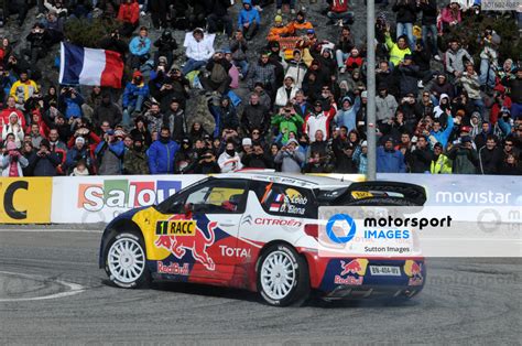 Sebastien Loeb FRA And Daniel Elena MC Citroen DS3 WRC On Stage 16