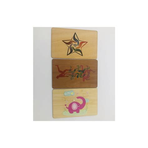 High Quality Recyclable Biodegradable Cherry Milestone Cards Wooden