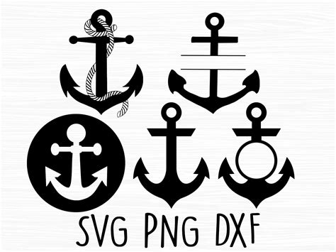 Anchor Svg Anchor Svg Bundle Nautical Svg Beach Svg Summer Etsy