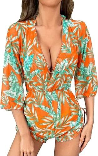 Juego De Traje De Baño Bikini For Mujer Con Abrigo Piezas Meses sin interés