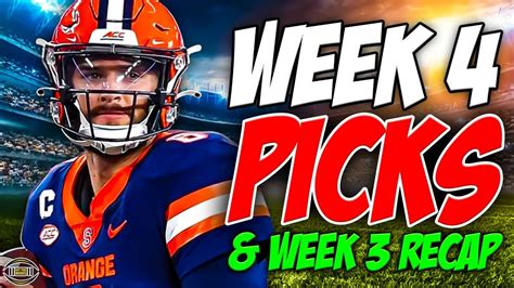 College Football Week 4 Preview And Best Bets Week 3 Recap 2023