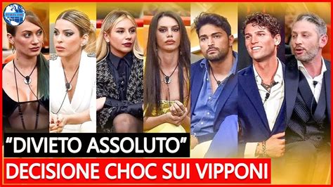 Gf Vip Dai Piani Alti La Decisione Choc Sui Vipponi Divieto