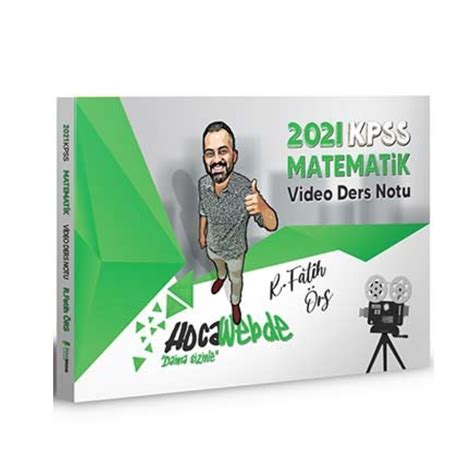 HocaWebde Yayınları 2021 KPSS Matematik Video Ders Notu