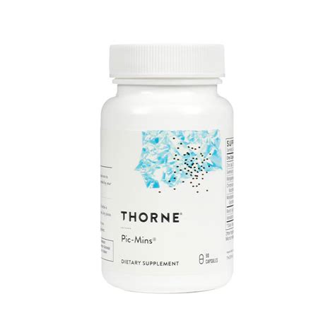 Pic-Mins - Thorne Research | Trace Minerals Supplement - The Healthy Place