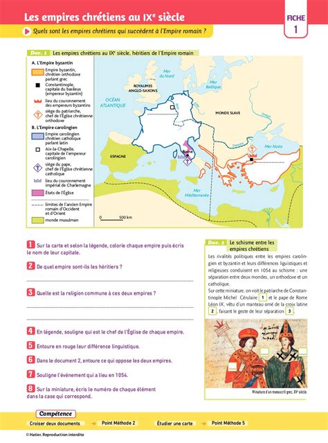 Fiches D Activit S Histoire G Ographie Emc E Ed Cahier L Ve