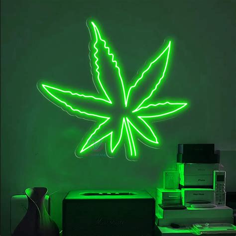 Weed Leaf Led Neon Sign - Neon Viet Nam